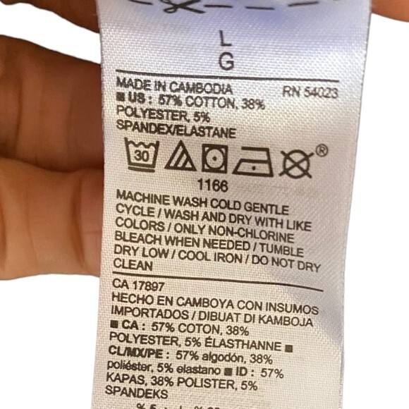 Old Navy 3/4 Sleeve Knee Length Shirt Dress - Picture 4 of 6